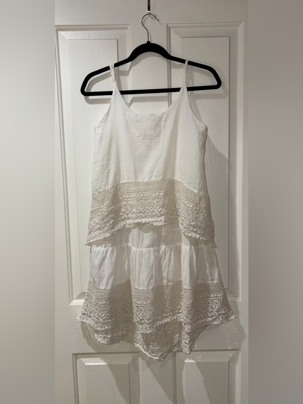 RAGA White Lightweight Cotton Top with Subtle Texture